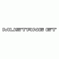 Mustang GT logo vector logo