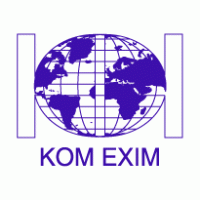 Kom Exim logo vector logo