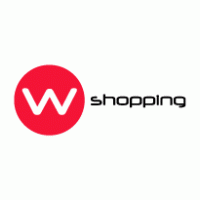 W shopping logo vector logo