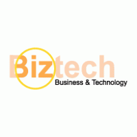 Biztech logo vector logo