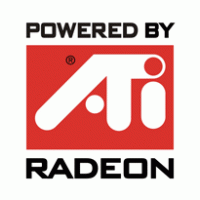 ATI Radeon (Powered By) logo vector logo