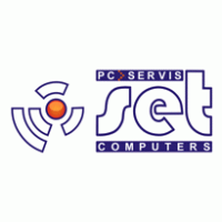 SET Computers logo vector logo