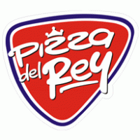 pizza del rey logo vector logo