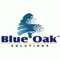 Blue Oak Solutions logo vector logo