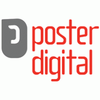 Poster Digital logo vector logo