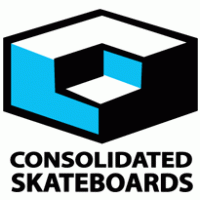 consolidated skateboards logo vector logo