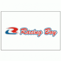 Racing Boy logo vector logo