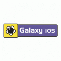 Galaxy 105 logo vector logo