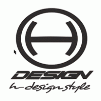 H-design logo vector logo
