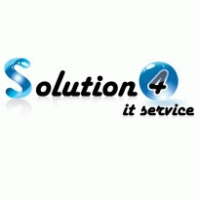 Solution4 logo vector logo