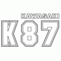Kawasaki K87 logo vector logo