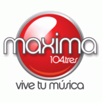 Maxima 104.3 logo vector logo