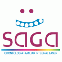 SAGA odontologia familiar integral logo vector logo