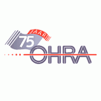 OHRA 75 jaar logo vector logo