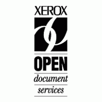 Open document services logo vector logo