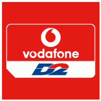 Vodafone D2 logo vector logo