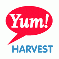 Yum! Harvest logo vector logo