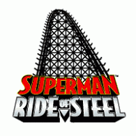 Superman Ride of Steel logo vector logo