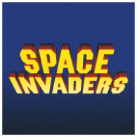 Space Invaders logo vector logo