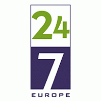 24/7 Europe logo vector logo