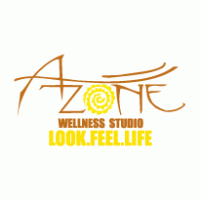 A-zone Wellness Studio logo vector logo