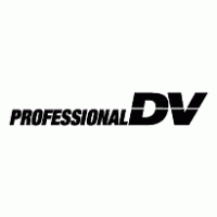 Professional DV logo vector logo