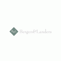 bergen&landers logo vector logo