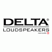delta loud speakers logo vector logo