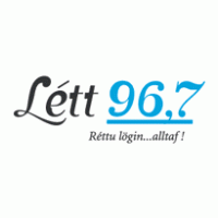 Lett 96,7 logo vector logo