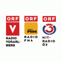 ORF Radio Vorarlberg FM4 Hitradio-Ö3 logo vector logo