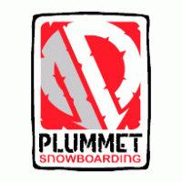 Plummet Snowboarding logo vector logo