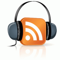 Podcastlogo / podcast-listener recognition sign logo vector logo