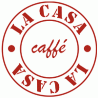 LA CASA Caffe logo vector logo