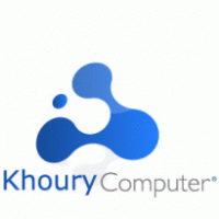 Khoury Computer logo vector logo