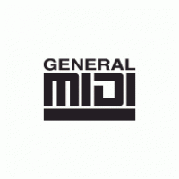 General MIDI logo vector logo