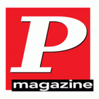 P-magazine logo vector logo
