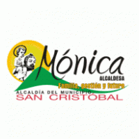 MONICA DE MENDEZ ALCALDIA DE SAN CRISTOBAL logo vector logo