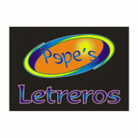 Pepes Letreros logo vector logo