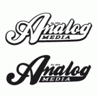 Analog Media logo vector logo