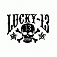 Lucky 13 logo vector logo