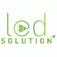 LED Solution logo vector logo