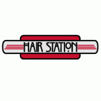 Hair Station logo vector logo
