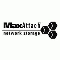 MaxAttach network storage logo vector logo