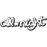 all night logo vector logo