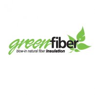 Green Fiber Insulation logo vector logo