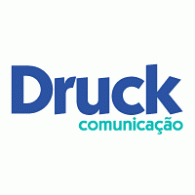 Druck comunicacao logo vector logo