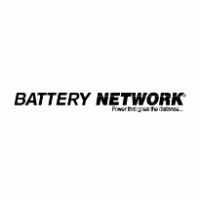 Battery Network logo vector logo