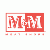 M&M Meat Shops logo vector logo