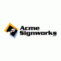 Acme Signworks logo vector logo