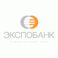 Expobank commercial bank logo vector logo